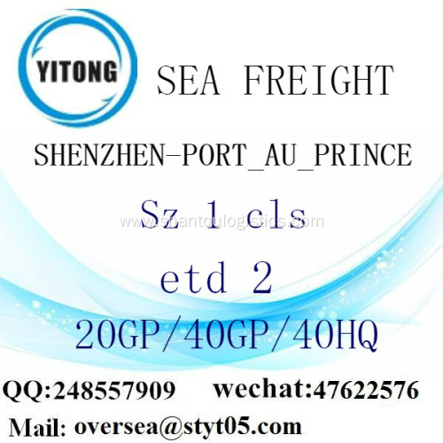 Shenzhen Port Sea Freight Shipping To PORT_AU_PRINCE